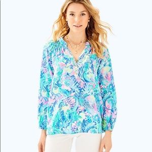 Lilly Pulitzer Elsa Silk Top